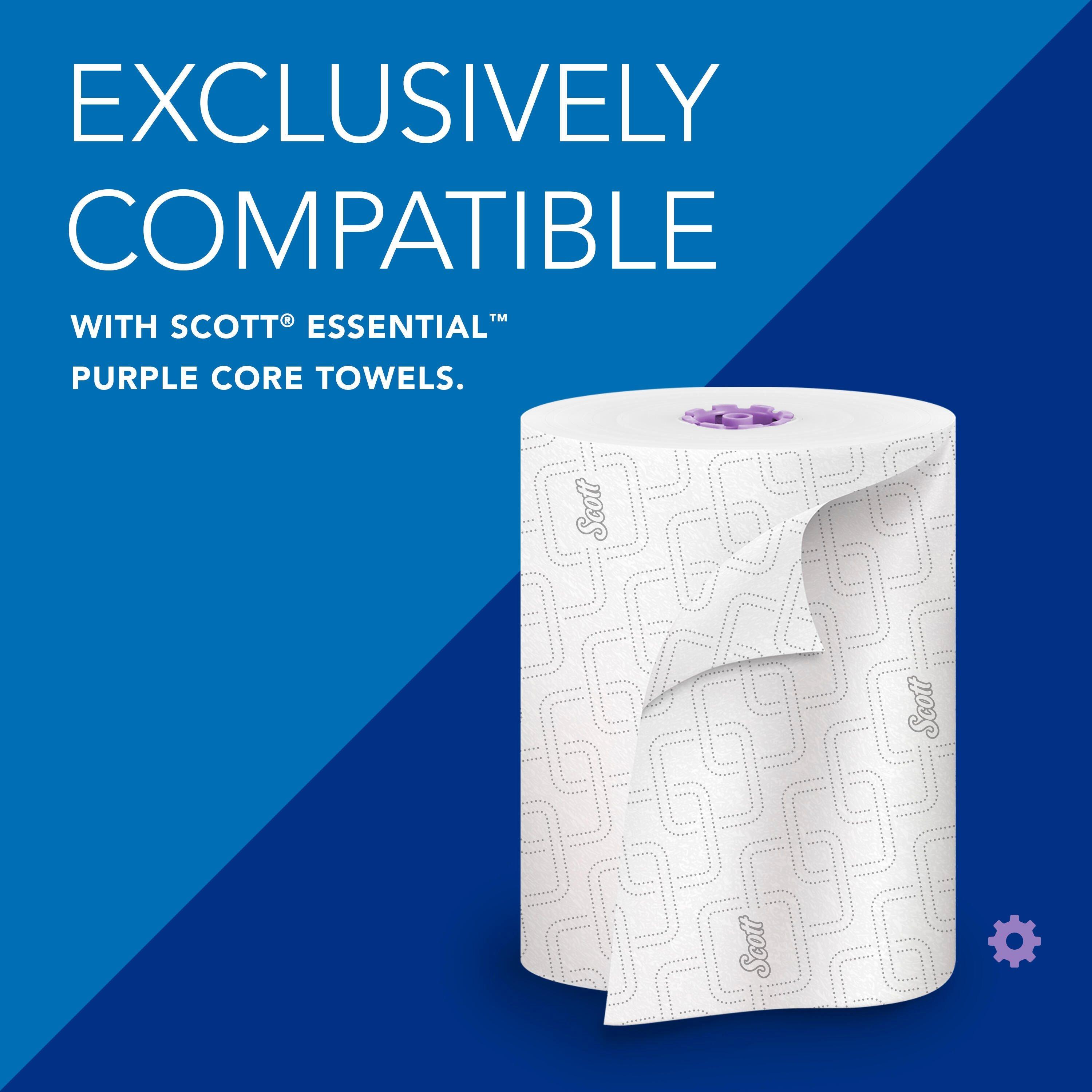 Scott&reg; Smoke Wall Mount Plastic Hard Roll Towel Dispenser 