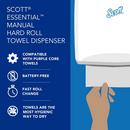 Scott&reg; Smoke Wall Mount Plastic Hard Roll Towel Dispenser 