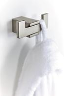 Moen Brushed Nickel Wall Mount Double Robe Hook 