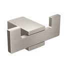 Moen Brushed Nickel Wall Mount Double Robe Hook 