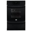 Single Gas Wall Oven in Black