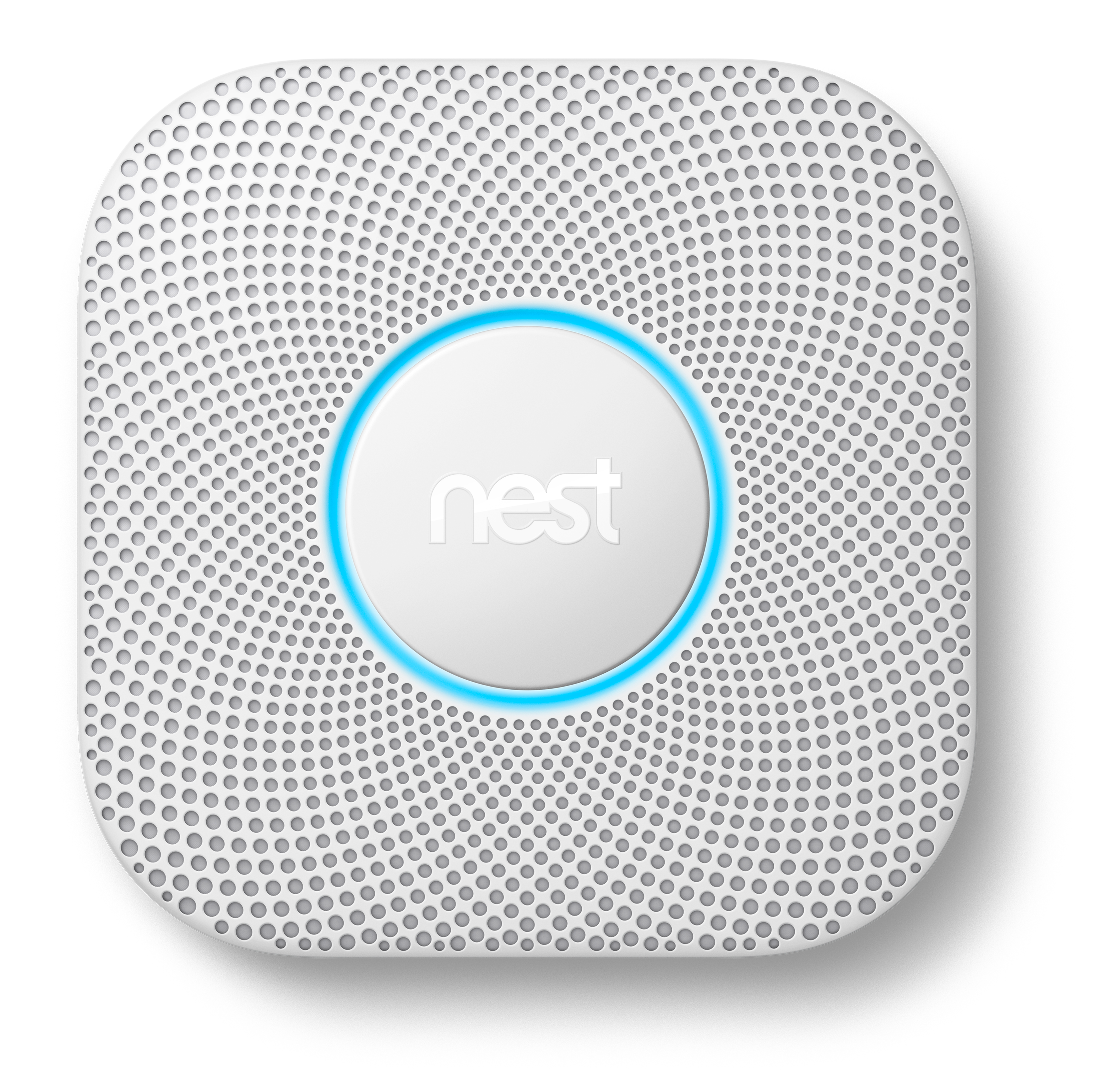 Google White Battery Power Smoke and Carbon Monoxide Combination Alarm 