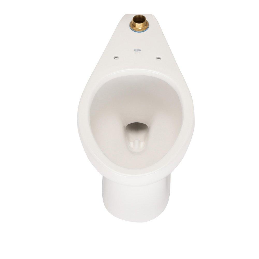 Zurn White 1.1 gpf Elongated Floor Mount Two Piece Toilet Bowl 