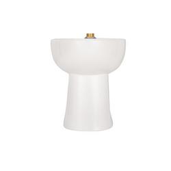 Elongated Floor Mount Toilet Bowl in White