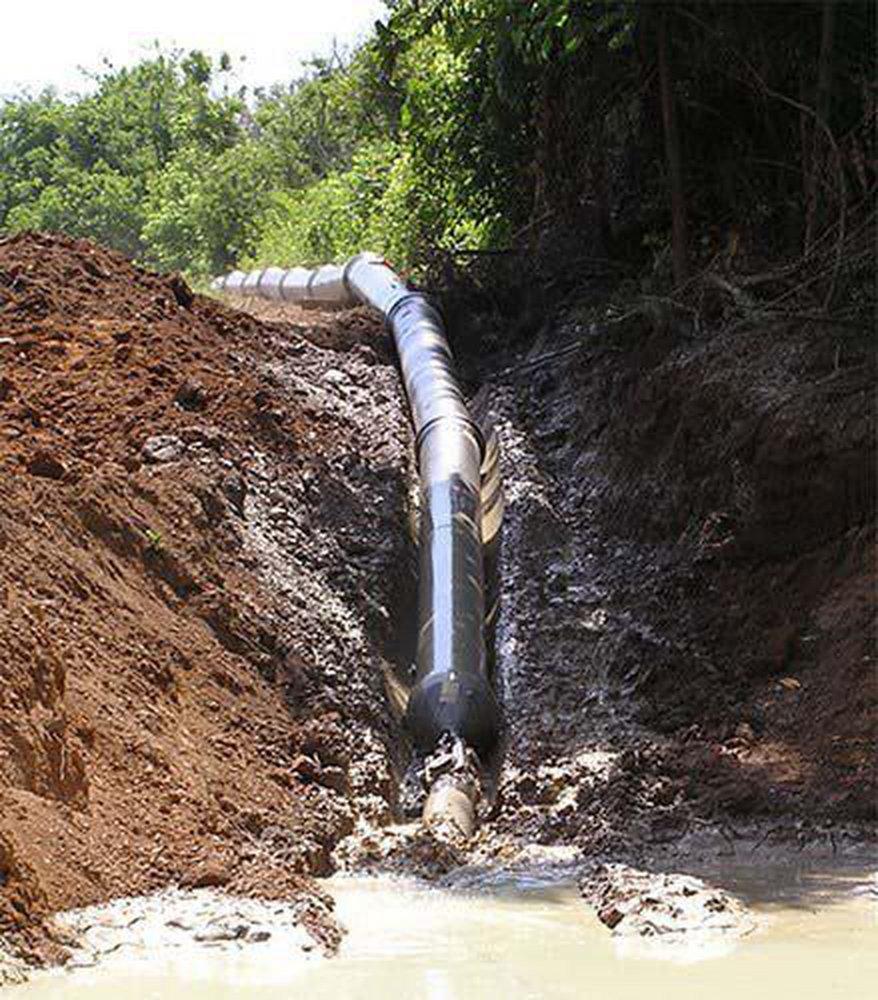 Us Pipe & Foundry Company Push Asphaltic CL53 Ductile Iron TR FLEX Restrained Joint Pipe with Cement-lined 