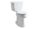 KOHLER White 1.28 gpf Elongated Two Piece Toilet 