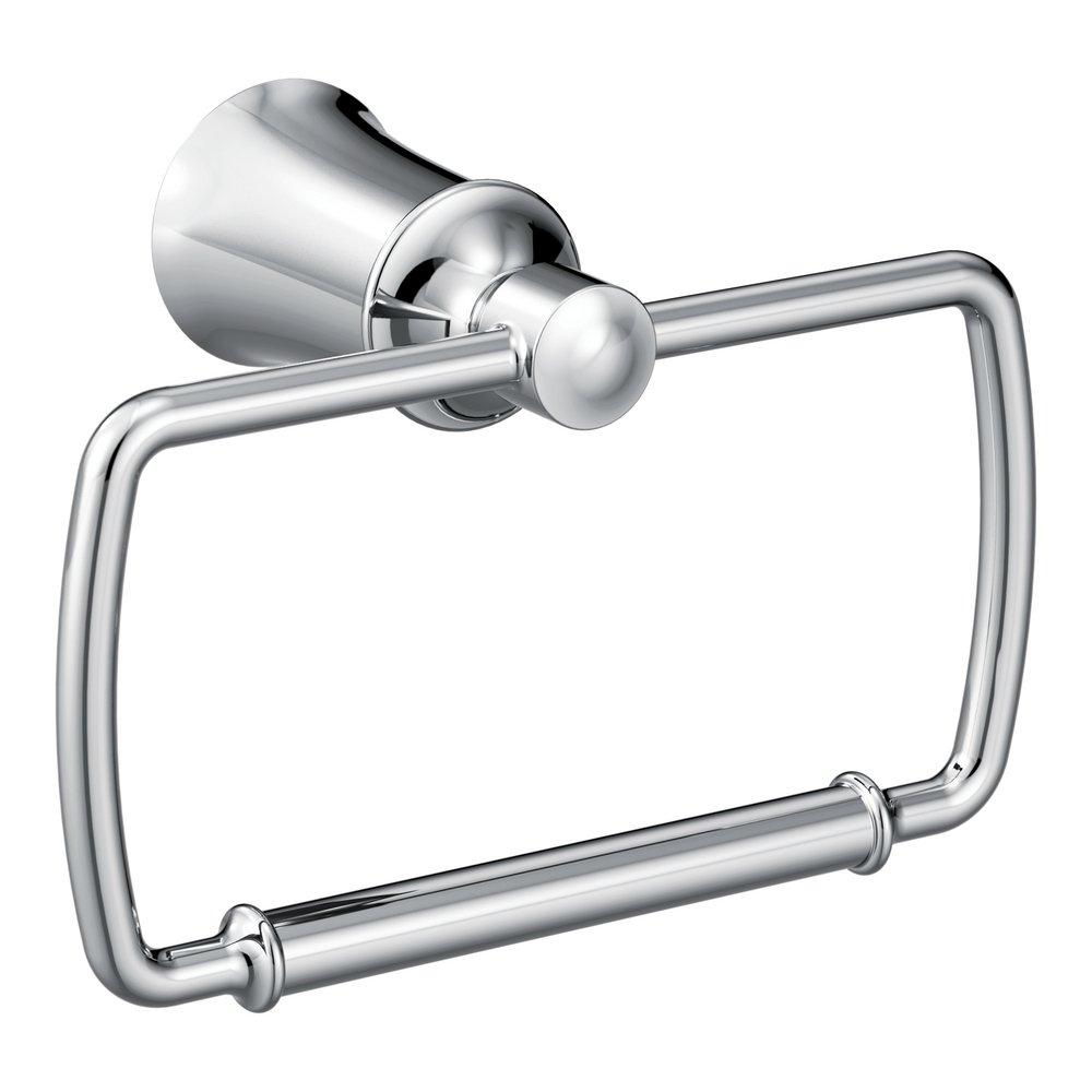 Moen Polished Chrome Rectangular Closed Towel Ring 