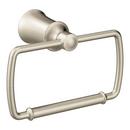 Rectangular Closed Towel Ring in Brushed Nickel