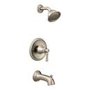 Moen Brushed Nickel Single Handle Single Function Bathtub & Shower Faucet (Trim Only) 