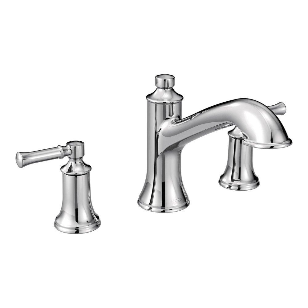Moen Polished Chrome Two Handle Roman Tub Faucet (Trim Only) 