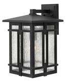 Hinkley Museum Black 100W 1-Light Medium E-26 LED Outdoor Wall Sconce 