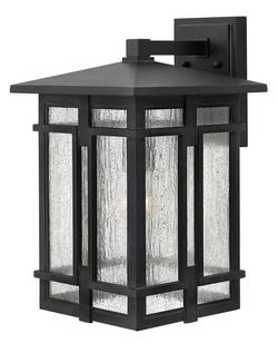 100W 1-Light Medium E-26 LED Outdoor Wall Sconce in Museum Black