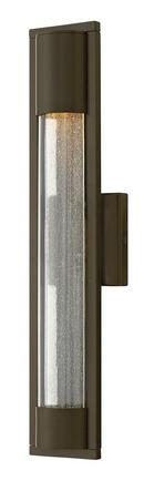 22 in. 35W 1-Light Outdoor Wall Sconce in Bronze