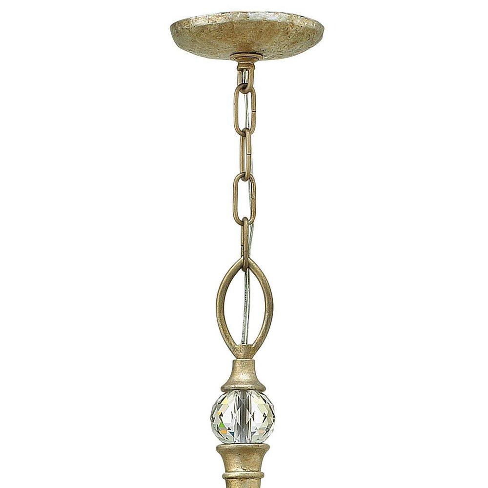 Fredrick Ramond Champagne Gold 60W 9-Light Candelabra E-12 Chandelier 