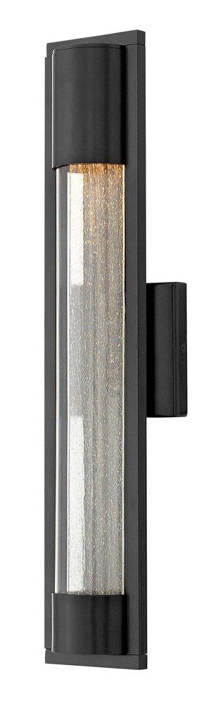 Hinkley Satin Black 35W 1-Light GU10 Halogen Outdoor Wall Sconce 