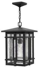 Hinkley Museum Black 11 x 17-1/2 in. 100W 1-Light Ceiling Mount Medium E-26 Outdoor Pendant 