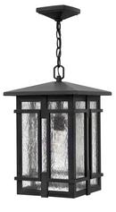 Hinkley Museum Black 11 x 17-1/2 in. 100W 1-Light Ceiling Mount Medium E-26 Outdoor Pendant 