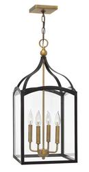 Hinkley Bronze 60W 4-Light Chandelier 