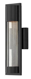 Hinkley Satin Black 35W 1-Light GU10 Halogen Outdoor Wall Sconce 