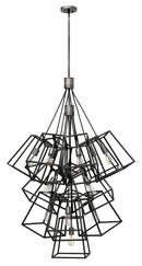 Hinkley Aged Zinc/Antique Nickel 75W 13-Light Medium E-26 Incandescent Chandelier 