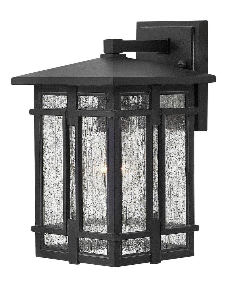 Hinkley Museum Black 100W 1-Light Outdoor Wall Sconce 