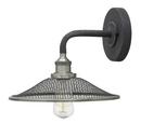 Hinkley Aged Zinc 60W 1-Light Medium E-26 Base Wall Sconce 