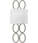 40W 2-Light Candelabra E-12 Incandescent Wall Sconce in Brushed Nickel