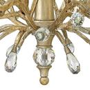Fredrick Ramond Champagne Gold 26 x 30 in. 60W 6-Light LED Chandelier 