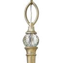 Fredrick Ramond Champagne Gold 26 x 30 in. 60W 6-Light LED Chandelier 