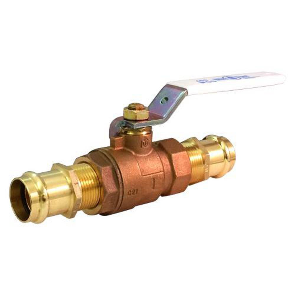 Milwaukee Valve Cast Bronze Full Port Press 200# Ball Valve 