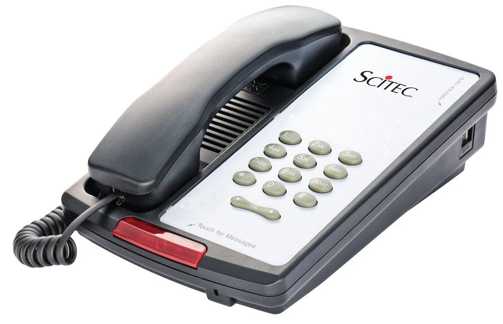 Cetis Black Single-Line Corded Non-Speakerphone 