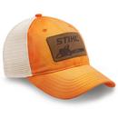 Twill and Mesh Cap Washed in Orange