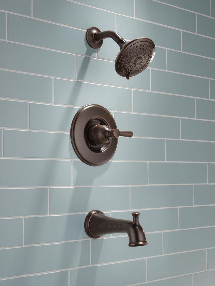 Delta Faucet Venetian Bronze Single Handle Multi Function Bathtub & Shower Faucet (Trim Only) 