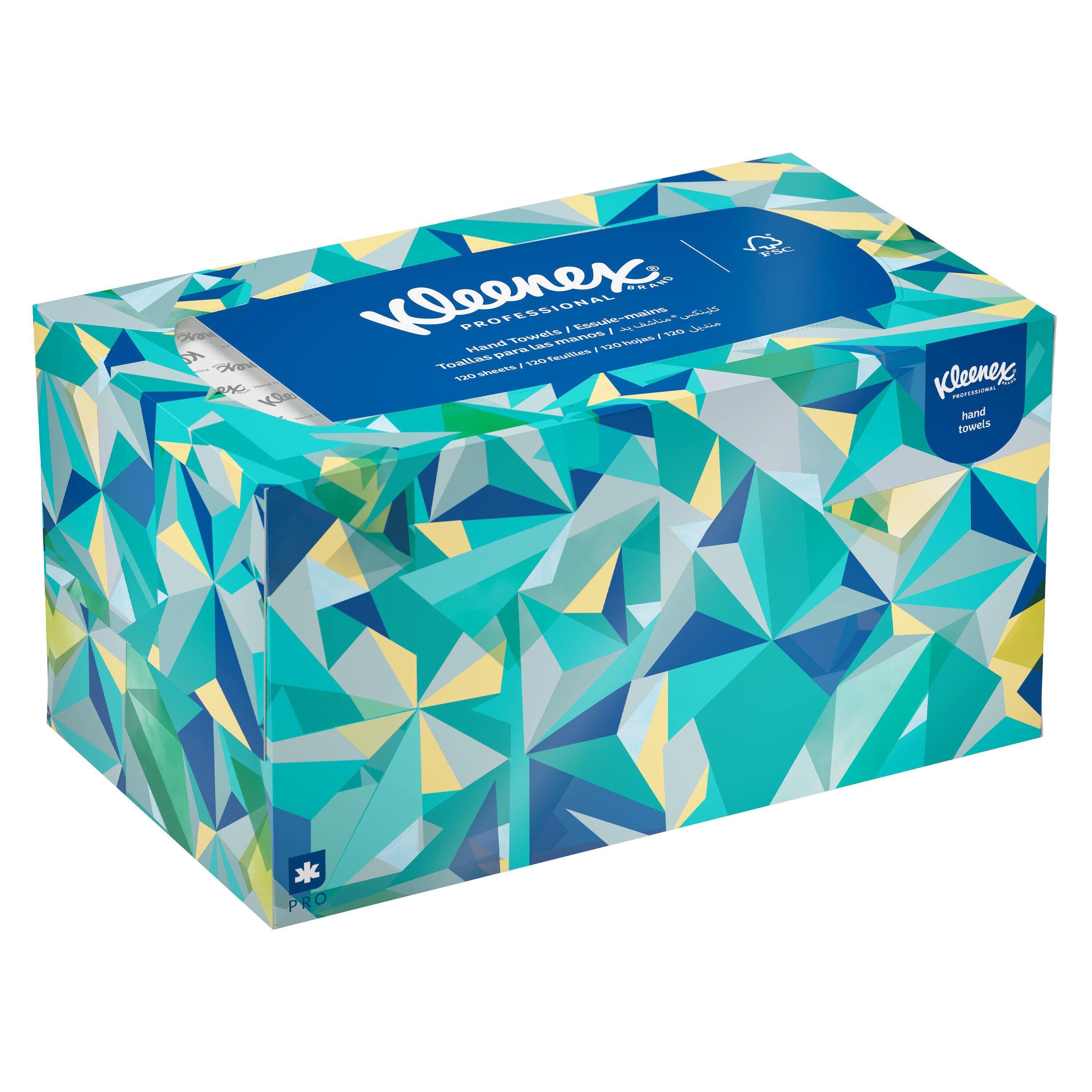 Kleenex&reg; White 9 in. Paper Pop-up Hand Towel in White (Case of 18) 