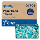Kleenex&reg; White 9 in. Paper Pop-up Hand Towel in White (Case of 18) 