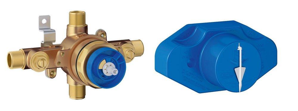 GROHE MNPT and Copper Sweat Pressure Balancing Valve 