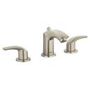 GROHE StarLight&reg; Brushed Nickel Two Handle Bathroom Sink Faucet 