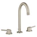 GROHE Brushed Nickel Infinity Finish Two Handle Bathroom Sink Faucet
