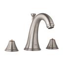 Two Handle Widespread Bathroom Sink Faucet in StarLight Brushed Nickel Handles Sold Separately