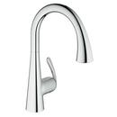 1.75 gpm 1 Hole Deck Mount Kitchen Faucet with Single Lever Handle and Swivel Spout in Starlight® Chrome