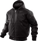 XXL Size Hooded Jacket in Black