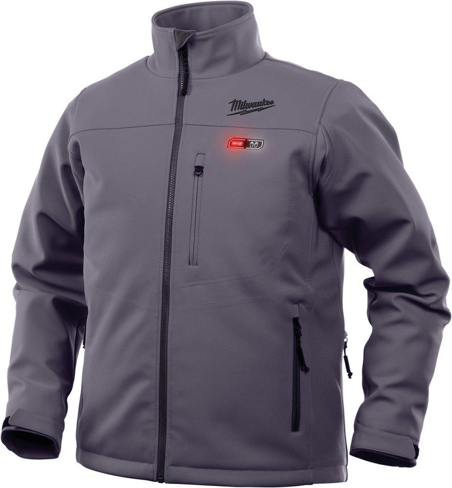 Milwaukee&reg; Grey M12 HEATED JKT KIT GRAY SM 