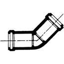 Gasket IPS Straight DR 21 PVC 45 Degree Elbow 