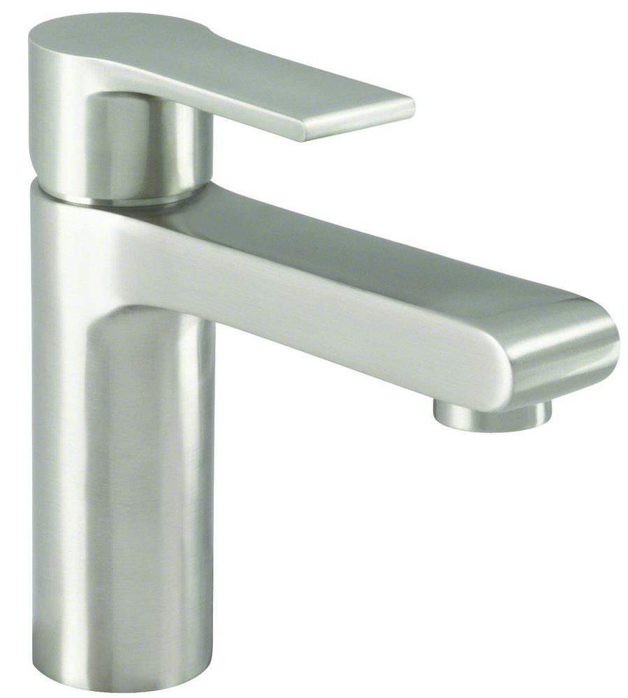 Gerber Plumbing Brushed Nickel Single Handle Monoblock Bathroom Sink Faucet Lever Handle 