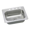 25 x 22 in. 2-Hole Stainless Steel Single Bowl Drop-in Kitchen Sink
