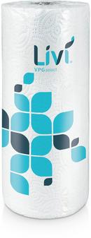 Solaris Paper White Kitchen Roll Towel in White (Case of 30) 