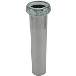 8 x 1-1/4 in. 22 ga Slip-Joint Extension Tube in Polished Chrome