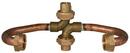 1 x 5-9/16 in. Solder Swivel Brass and Copper Water Service Meter Setter