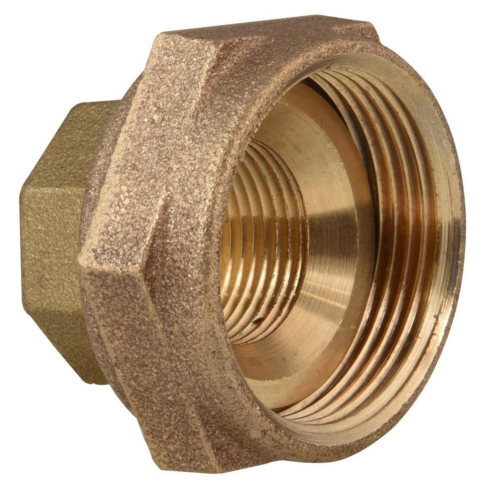 Ford Meter Box FIP Brass Water Service Union with Nut 