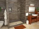 Tile Redi USA Polished Chrome 32 x 48 in. Rectangle Shower Base 